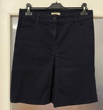 Gonna Burberry Colore Blu Taglia 40 Modello a Campana con Tasche 