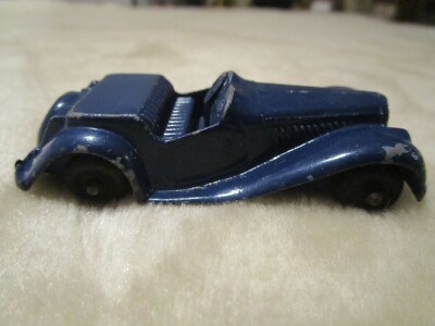 VINTAGE TOOTSIETOY CHICAGO CLASSIC MG NO 24 METAL CAR BLUE