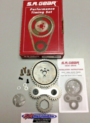 Small Block Chevy 350 Roller Cam Engine Gear Drive Timing Kit S.A.