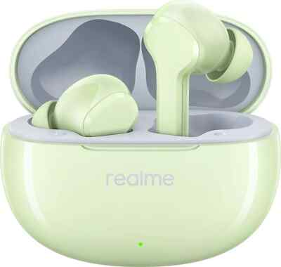 realme Buds T110 with AI ENC for calls,ast Charging Bluetooth Headset(Green)
