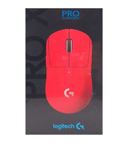 New Logitech G PRO X SUPERLIGHT Wireless Optical Gaming Mouse 910-006782 (Red)