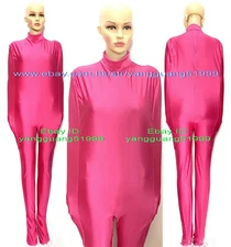 Unisex Mummy Catsuit Sleeping Bag Rose Red Spandex Mummy Costumes Body Bags F451