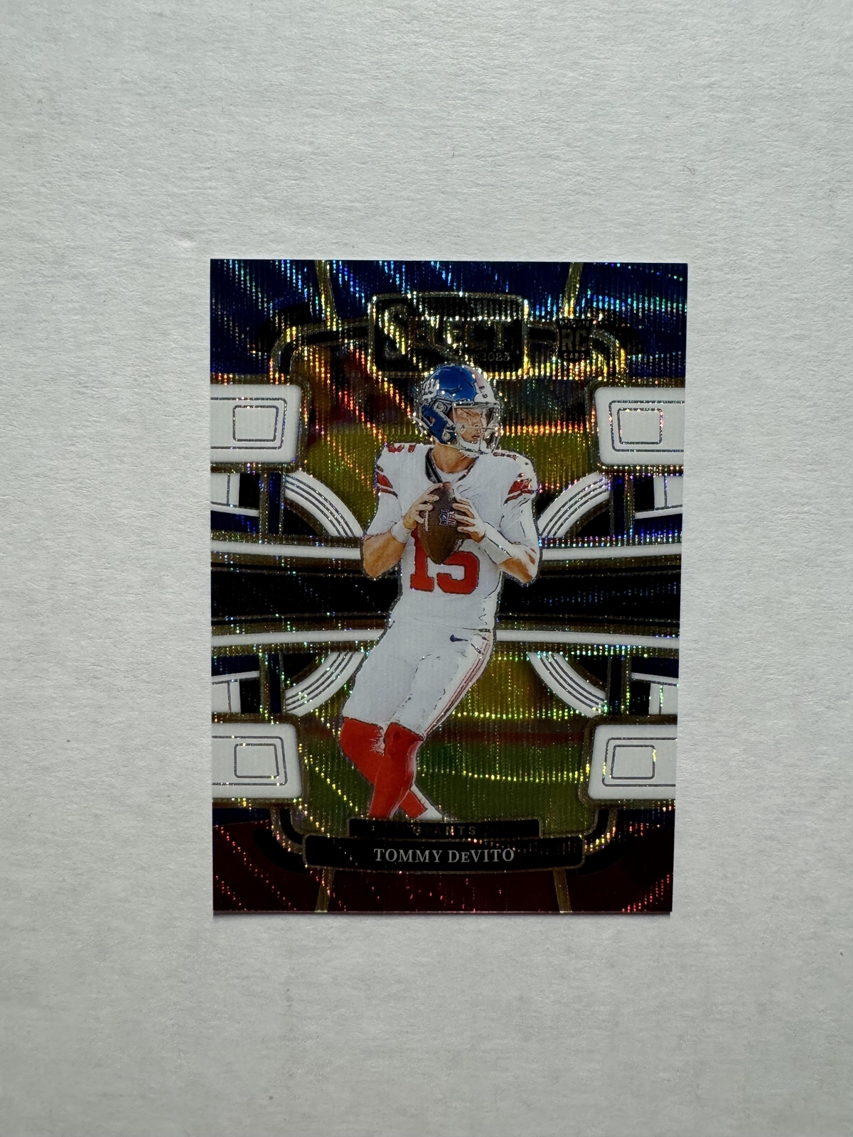 2023 Panini Select #73 Tommy DeVito Tri-Color Prizm Rookie Card RC #/259