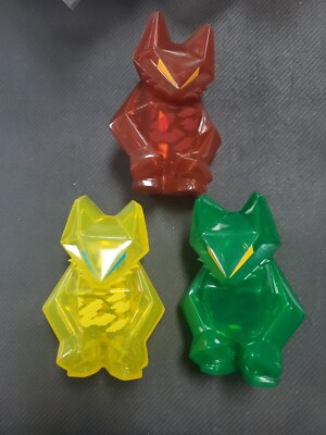 Super7 Air Jordan Green Red Yellow Figures *no Box*