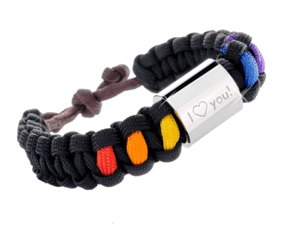 AOYEGIC 12er Set Gay Pride Armbänder