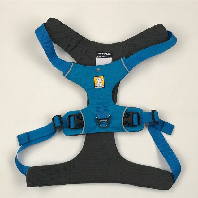 Ruffwear Blue Dusk Padded Front Range Front Clip Dog Harness sz L/XL