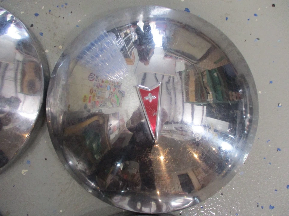 Juego de tapacubos luna plato perro Pontiac Firebird Lemans Ventura 1970-1978 10" SS Foto 3 de 4