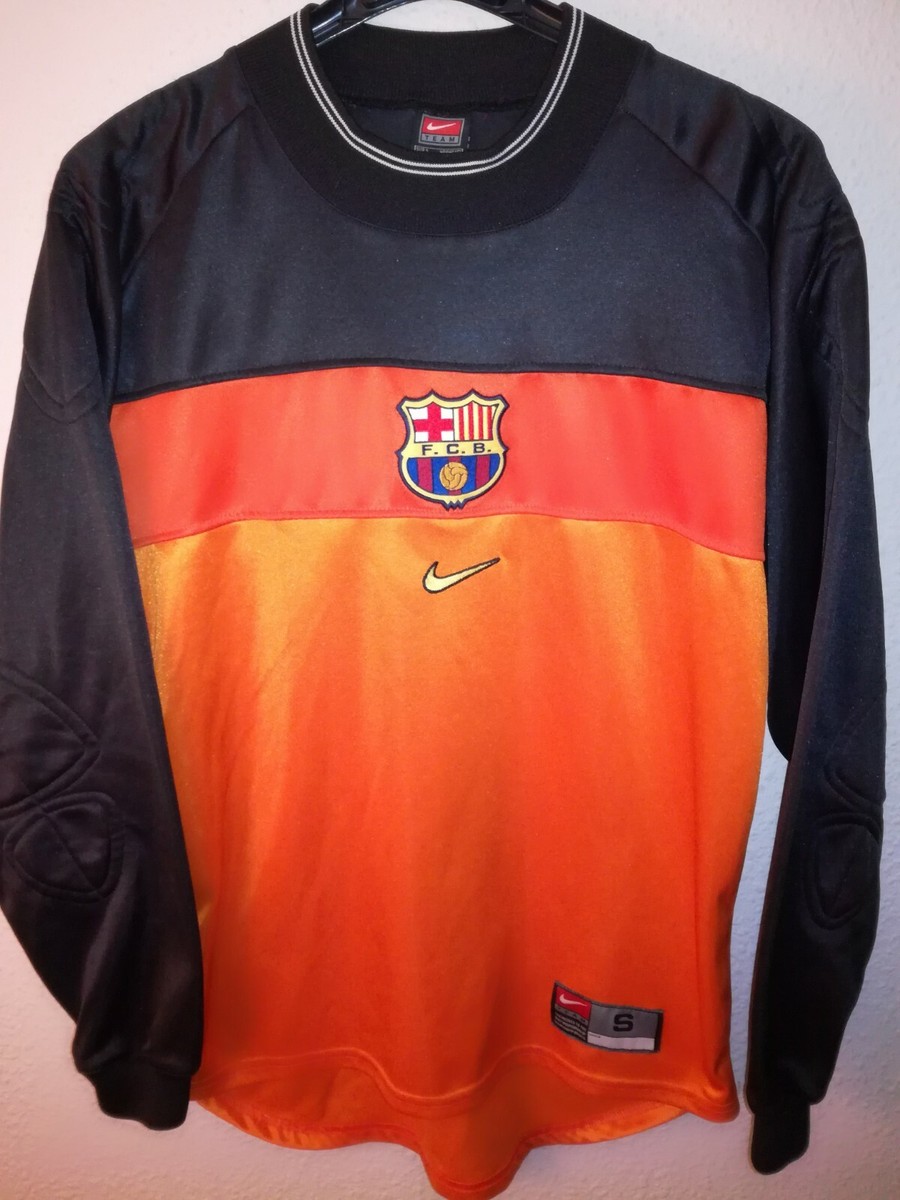 FC BARCELONA 1999-2000 Hesp Goalkeeper camiseta shirt trikot