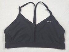 Nike Sports Bra Medium Dri Fit Racerback Adjustable Active Athleisure Sportcore