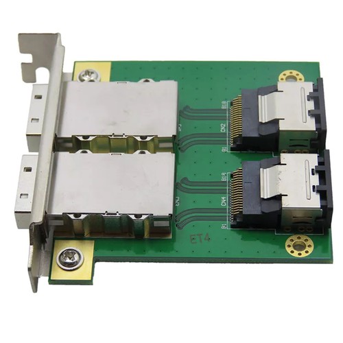 SFF-8087 to 2 Port External HD SFF-8088 PCI Mini SAS Card Female Adapter Board - Picture 8 of 9