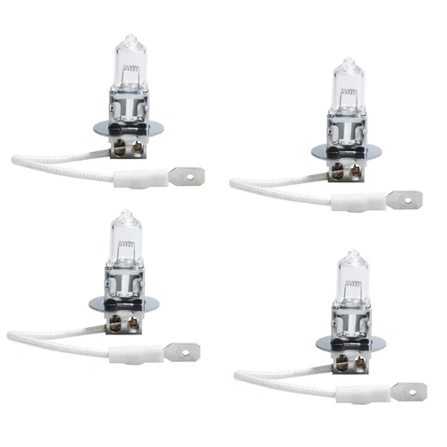4 Stück  12V 55W H3  Halogenlampe Glühlampe Glühbirne Sockel PK22s   ZM3
