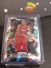 LaToya Sanders 2020-21 Panini Prizm WNBA Cracked Ice #39 Washington Mystics