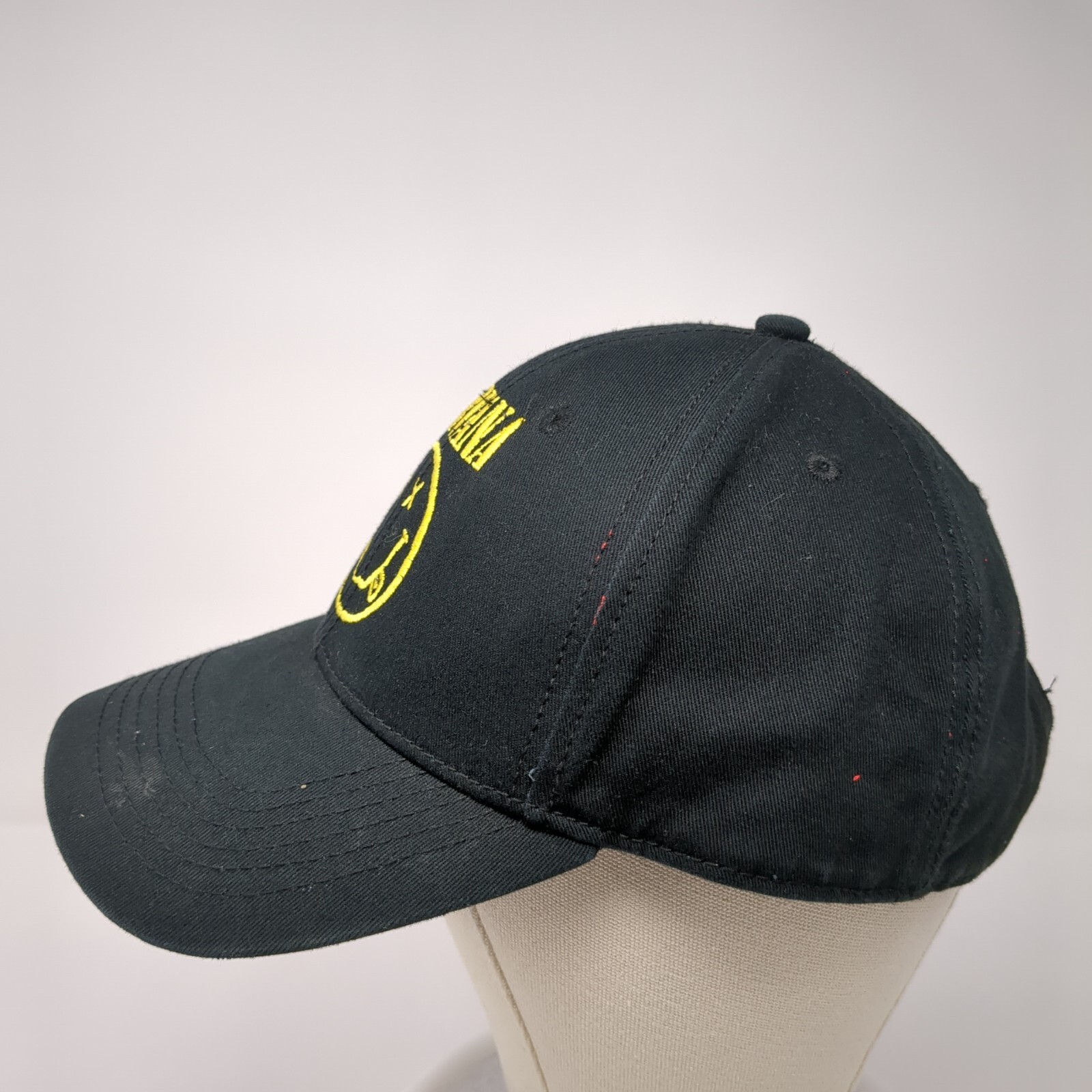 Nirvana Snapback Hat Black One Size Adjustable Em… - image 3