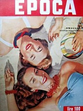 St1a - EPOCA Nr. 42 - 28 Luglio 1951 - Indice / Vacanze al Mare 