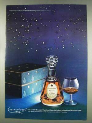 1977 Courvoisier V.O.C. Cognac Ad - Baccarat Crystal