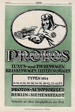 Protos Wagon Koło steru Okładzina hamulcowa Części samochodowe Marki Reklama Silnik Oryginalny 234