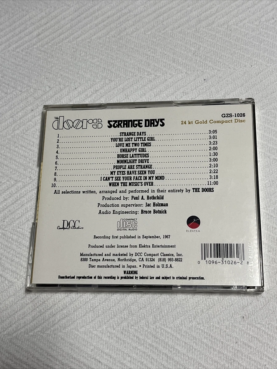 THE DOORS- Strange Days - CD Compact Disc Digital Audio