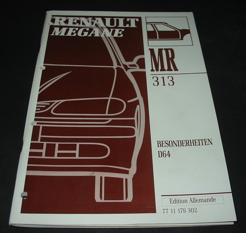 Werkstatthandbuch Karosserie Renault Megane Typ BA D64 Besonderheiten 1996 - 第 1/1 張圖片