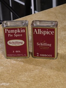 Vintage Schilling Spice Tins | eBay
