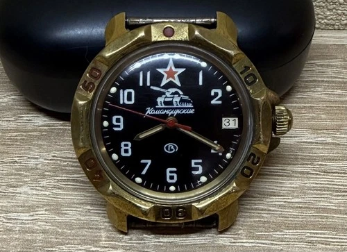 Watch USSR Vostok Komandirskie Mechanical Commander Military Soviet Rare Vintage