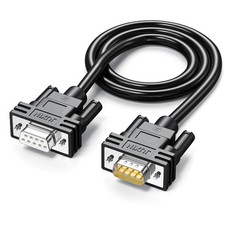 DB9 Male to Female Extension Cable 6FT, Double Shielded RS232/RS485 Serial Ca...