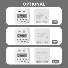 ›Weekly Programmable Digital Timer Switch Panel Mounted Electrical Timer 16