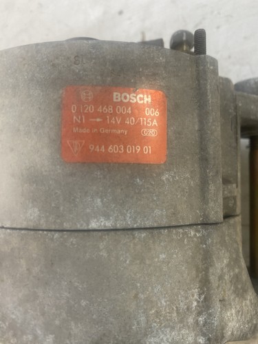 Porsche 924S 944 Turbo 951 Bosch Alternator 0 120 468 004 006 - Picture 2 of 3