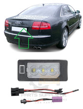 Neu Für Audi A8 2002-2013 Rücklicht Nummernschildleuchte Rechts O/S LED