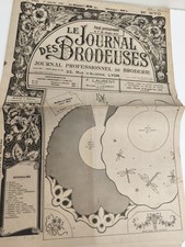 Alte Stickerei Zeitung Le Journal des Brodeuses 1951 Vintage Motiv