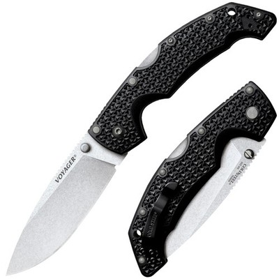 Cold Steel Knives Large Voyager Lockback 29AB AUS10A Steel Drop Point