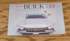 Original 1959 Buick Full Line Sales Brochure 59 Le Sabre Electra Invicta Original 1959 Buick Full Line Sales Brochure 59 Le Sabre Electra Invicta