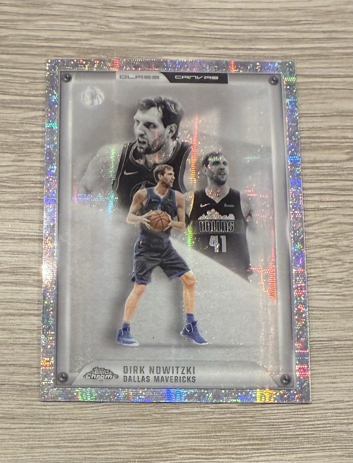 2025-26 Topps Chrome NBA #GC-13 Dirk Nowitzki Glass Canvas Case Hit SSP