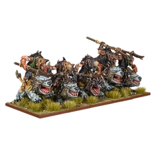 Ratkin Hackpaws Troop - Kings of War Mantic 28mm Skaven Cavalry Miniatures YHP