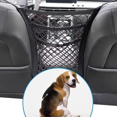 LNtech 3-Layer Car Mesh Organizer, Dog and Kid Pet Barrier, 5ft x 5ft, Black 