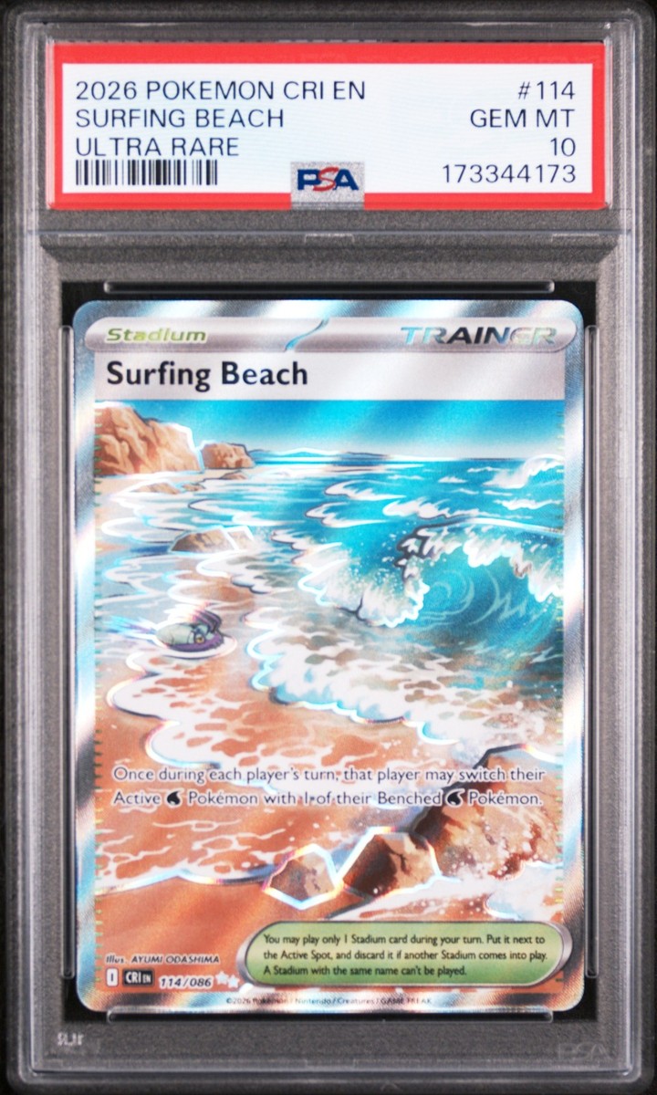 Surfing Beach 114/086 Me04: Chaos Rising Holo for sale online | eBay