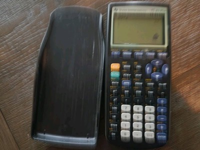 Texas Instruments TI-83 Graphing Calculator With Cover - Tested Working