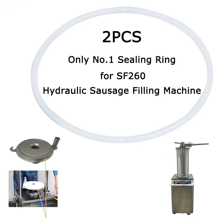 2PCS No.1 Sealing Ring for SF260 26L Hydraulic Automatic Sausage Stuffer #153127
