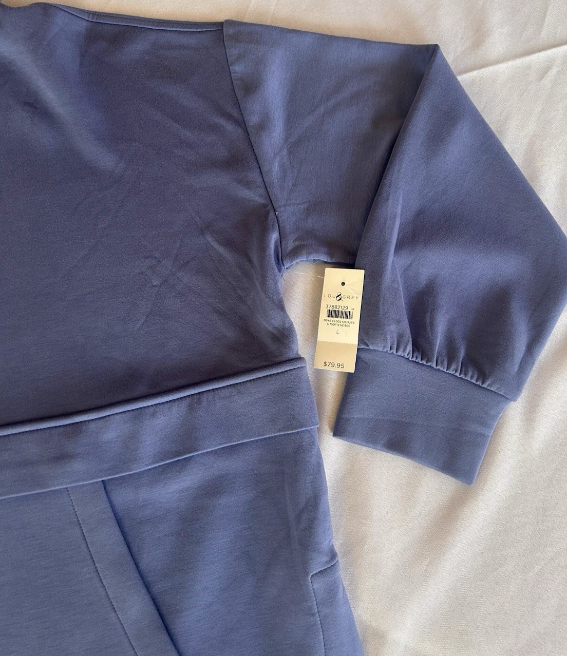 NWT Lou & Grey by Loft super soft active wear tunic style top size L