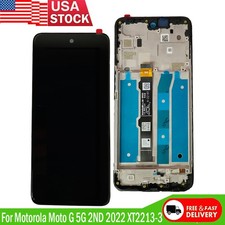 Replace For Motorola Moto G 5G 2022 XT2213-3 LCD Touch Screen Digitizer w/Frame