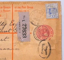 NEW SOUTH WALES Cover *Araluen* Reg Hobart Tasmania Australia NSW 1903 XK283