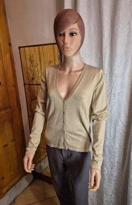 Gilet doré "Camaïeu" taille M - Photo 1/4