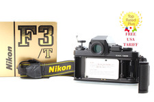 S/N 852xxx[ Unused in Box] Nikon F3/T F3 T HP Titan Black 35mm Film Camera JAPAN