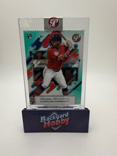 2025 Topps Pristine Angel Martinez RC Aqua Refractor Rookie #/199 Guardians