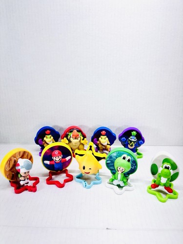 2026 McDONALD'S Super Mario Galaxy HAPPY MEAL TOYS Bundle Lot of 9 (No Boxes)