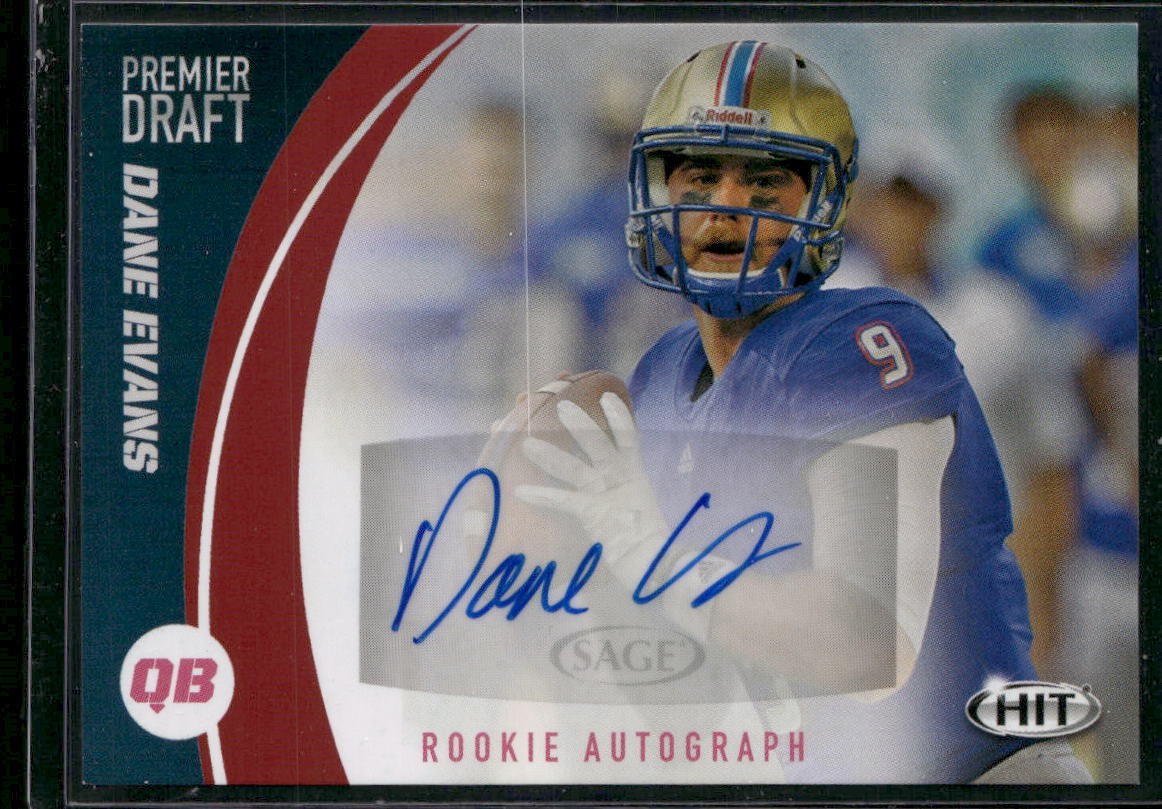 2017 SAGE HIT #A13 Dane Evans Autographs Red