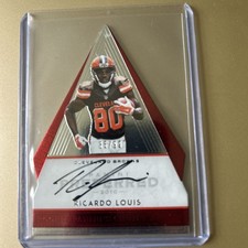 Ricardo Louis Rookie Autographed Preferred Football Card. 35/99. rookie card picture