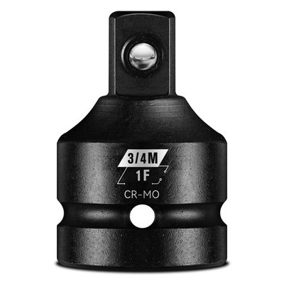 1 F To 3/4 M Impact Socket Adapter, Cr-Mo Steel 1''F 3/4''M (1 Piece)