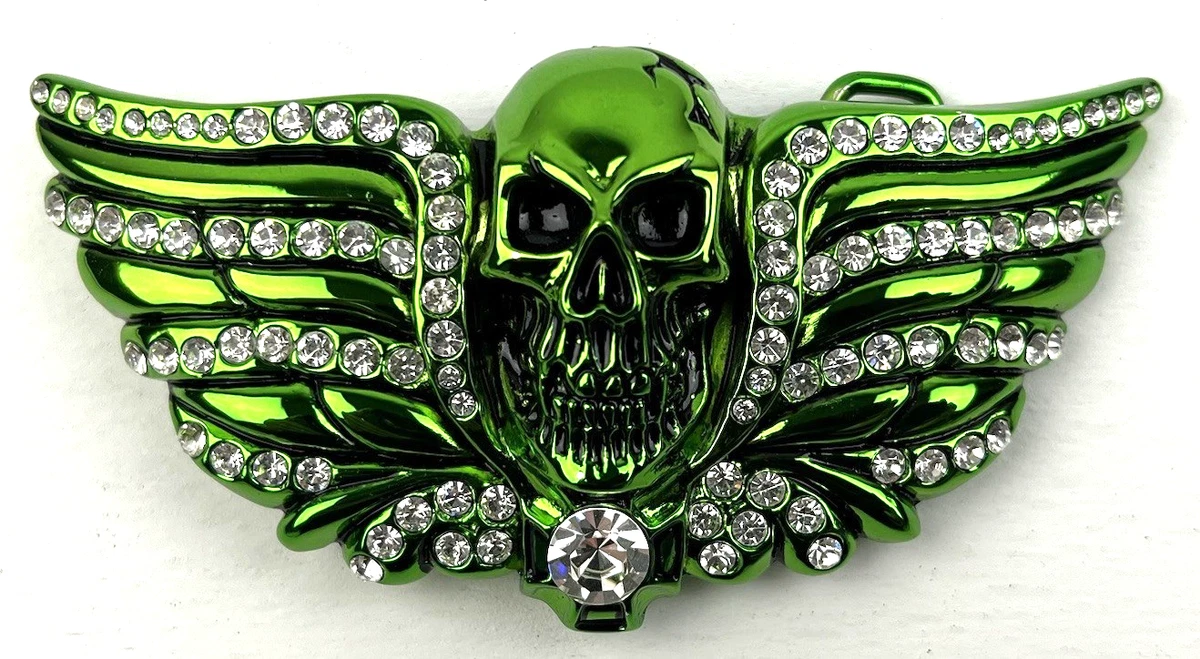 Washed Up Hollywood Skull Belt Buckles for sale | eBay