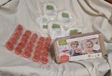 Infantino 50 Pack Squeeze Pouches Fresh Squeezed 4 Fl Oz 50 Pouches 25 Caps NIB