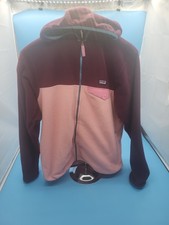    Patagonia Girls Los Gatos Fleece Hoodie XXL 16  18 Purple Pink Colorblock...